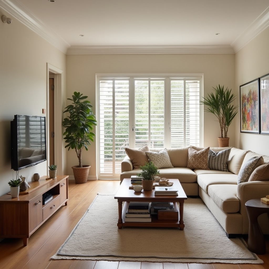 Ikhaya lomndeni laseJohannesburg elinezindawo zokuphila ezihleliwe